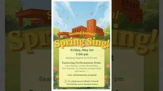 Secound Annual Spring Sing