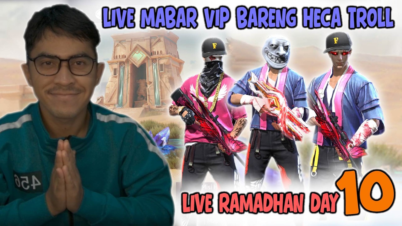 SOLO VS SQUAD HECA TROLL DAY 10 ( MALAM )