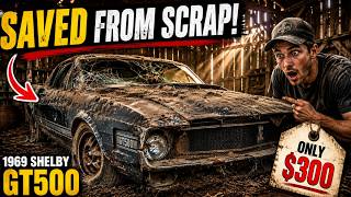 I Bought My Grandpa's Abandoned 1969 Shelby GT500 for ONLY $300... I Couldn't Believe What I Found!