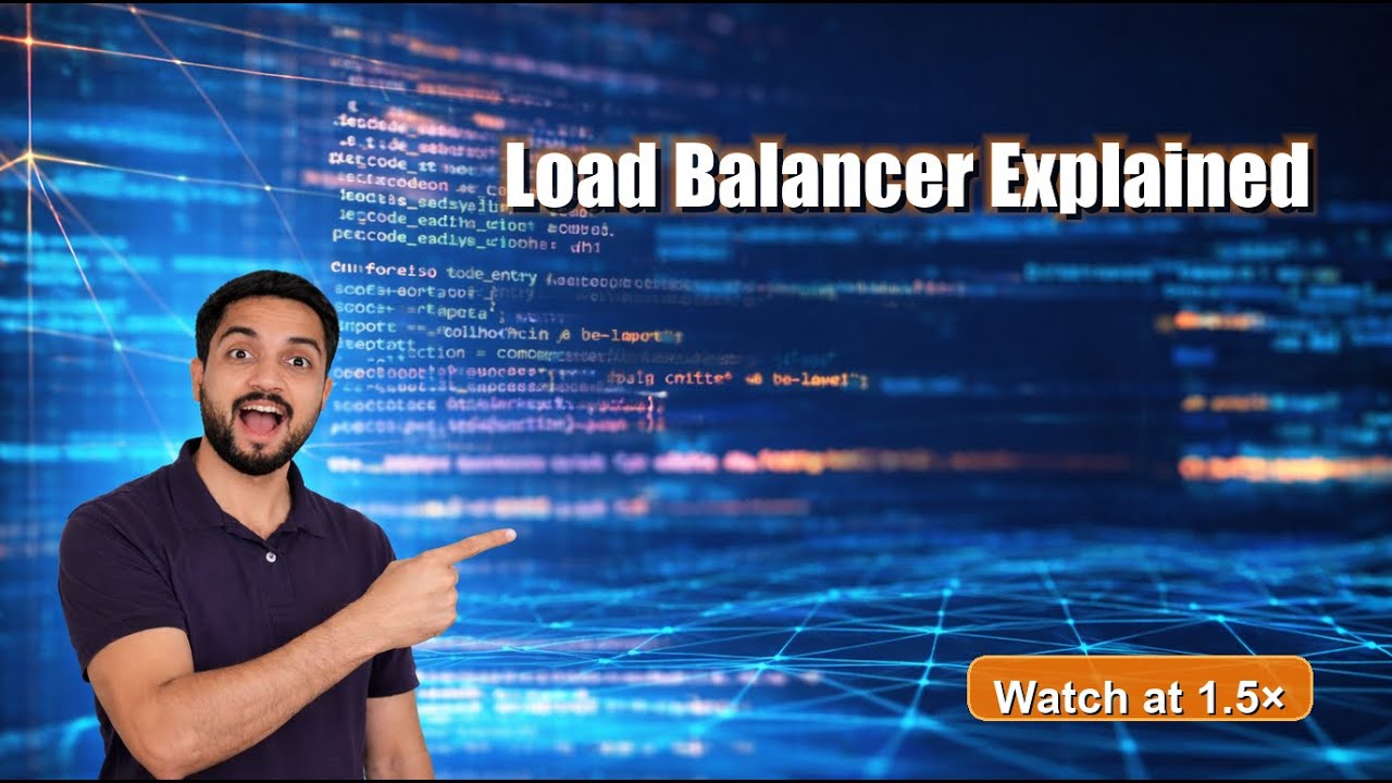 Load Balancer Explained (Watch at 1.5×) | Algorithms & AWS Demo - YouTube