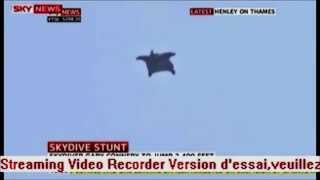 Gary Connery Landing Wit No Parachute Wingsuit Jumping From Helicopter In Boxes