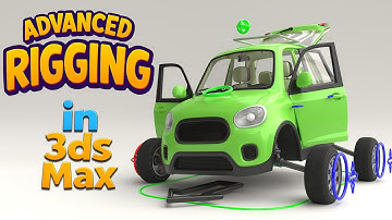 Advanced Car Rigging Workflow in 3ds Max — Full Control for Animation & Games
