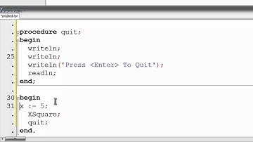 Free Pascal Program Tutorial 15 - Procedures - Lazarus