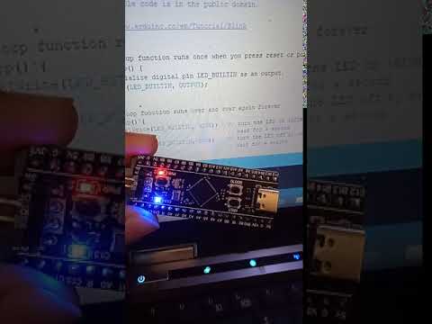 STM32 Black Pill successful flash with Arduino IDE