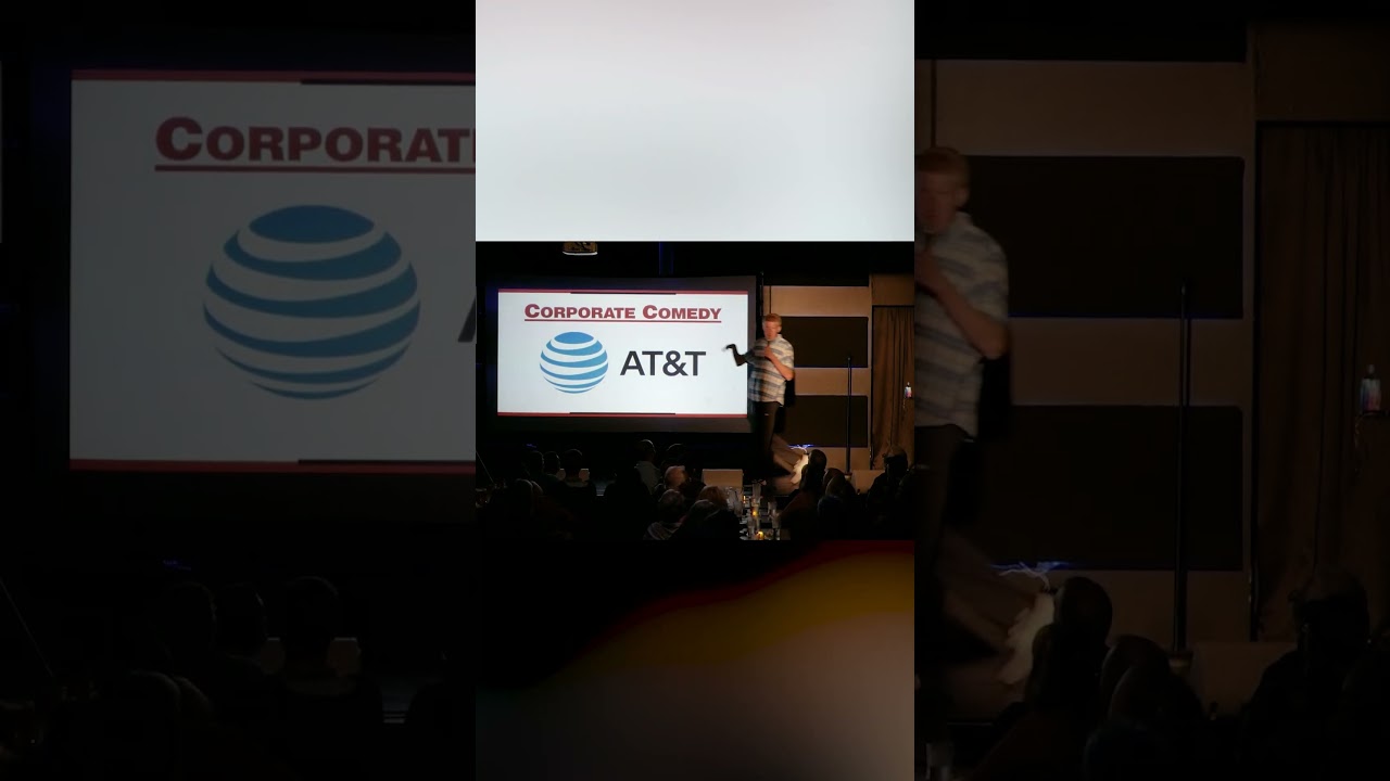 I took the joke one step too far at an AT&T corporate event. | Don McMillan Comedy
