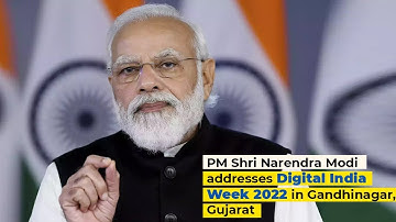 PM Shri Narendra Modi addresses Digital India Week 2022 in Gandhinagar, Gujarat | BJP Live | PM Modi