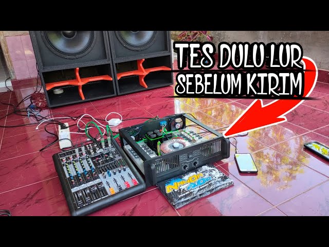 Test power 10A versi rumahan + mixer Ashley . . .