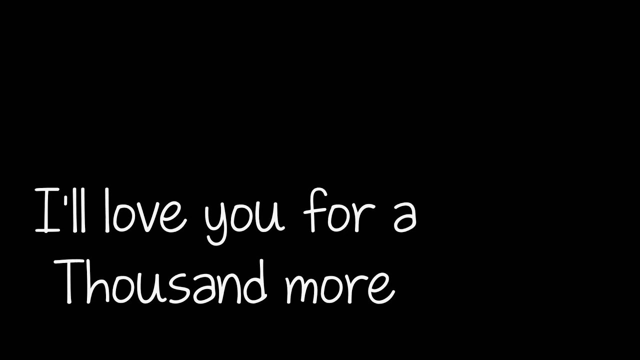 A Thousand Years Christina Perri Lyrics Hd 1080p Youtube