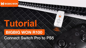 BIGBIG WON R100- Connect your Switch Pro controller on PS5