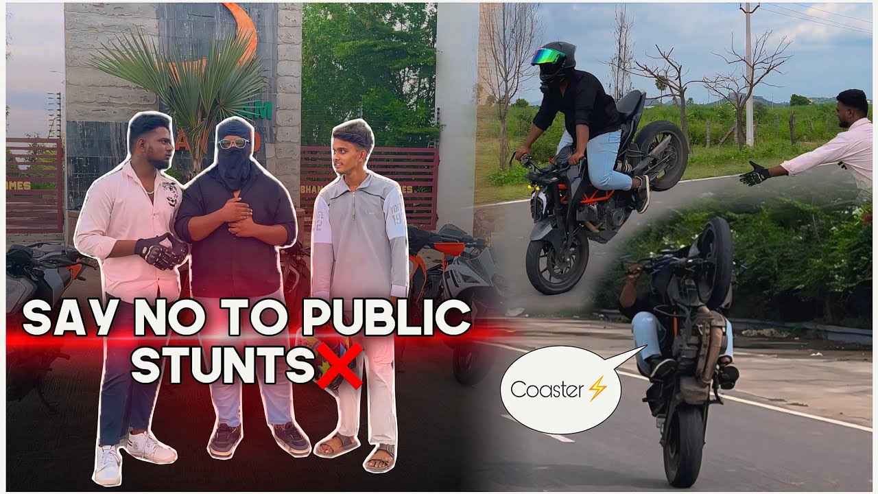 Say No To Public Stunts❌💯 | Warangal Stunt Riders🔥 | Telugu