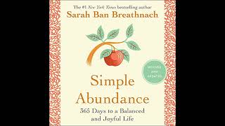 Simple Abundance: 365 Days to a Balanced and Joyful Life Audiobook by Sarah Ban Breathnach