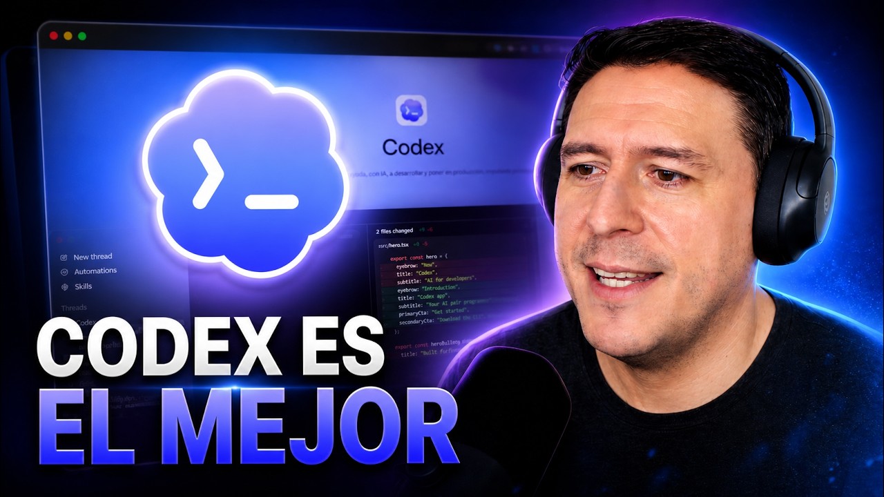 En Codex Video Llevo meses usando CODEX y si, es mejor que CLAUDE CODE - YouTube