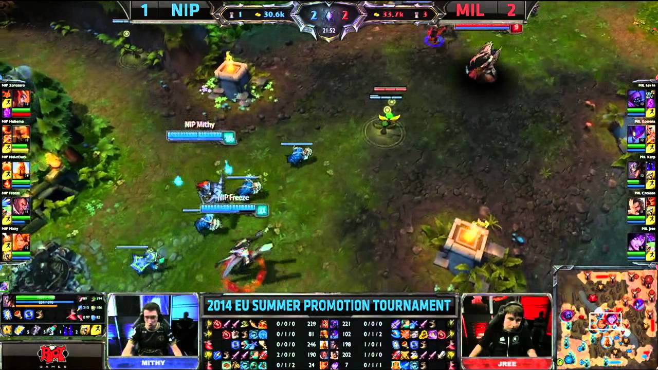 NIP VS MIL Game 4 EU SUMMER PROMOTION  TOURNAMENT Day 1 2014 Millenium vs Ninjas in Pyjamas