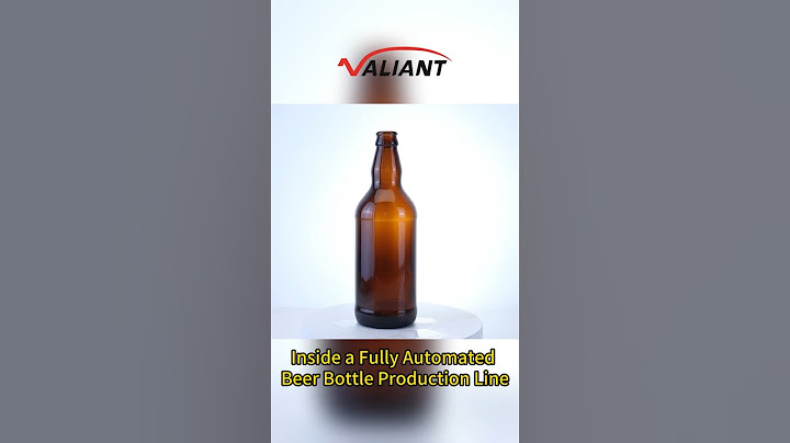 How Beer Bottles Are Made? | Inside Valiant’s Fully Automated Glass Bottle Production Line #shorts