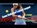 Emma Raducanu's actual (suspected) Tennis Racket / Racquet, tested