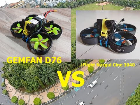 🎥 Gemfan D76 VS iFlight Nazgul Cine 3040 Propeller for Cinewhoop — Video review, click xem trên YouTube