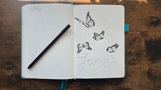 Plan With Me - June 2025 Bullet Journal Set Up
