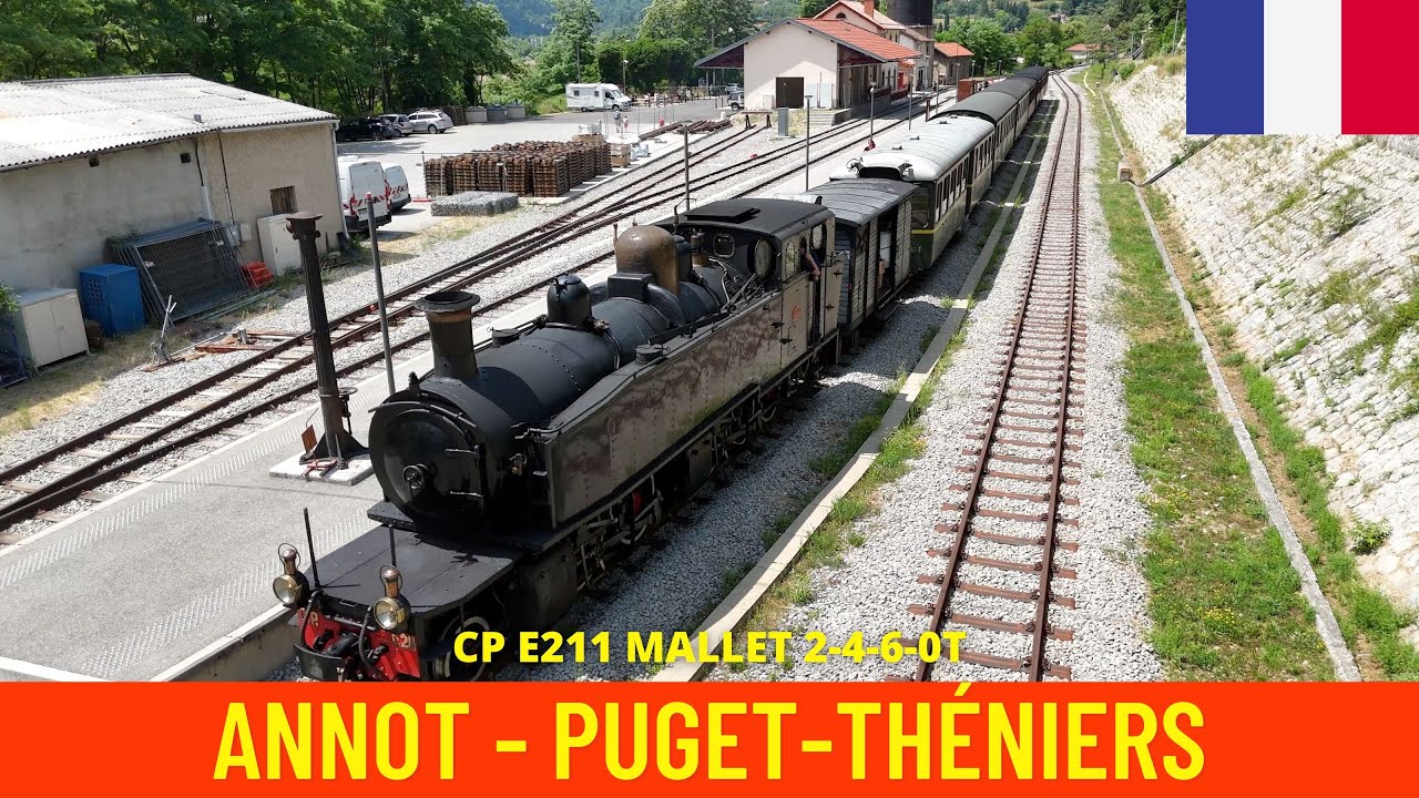 Cab Ride Annot →  Puget-Théniers (Train des Pignes Historique, France - June 2025) driver's view 4K