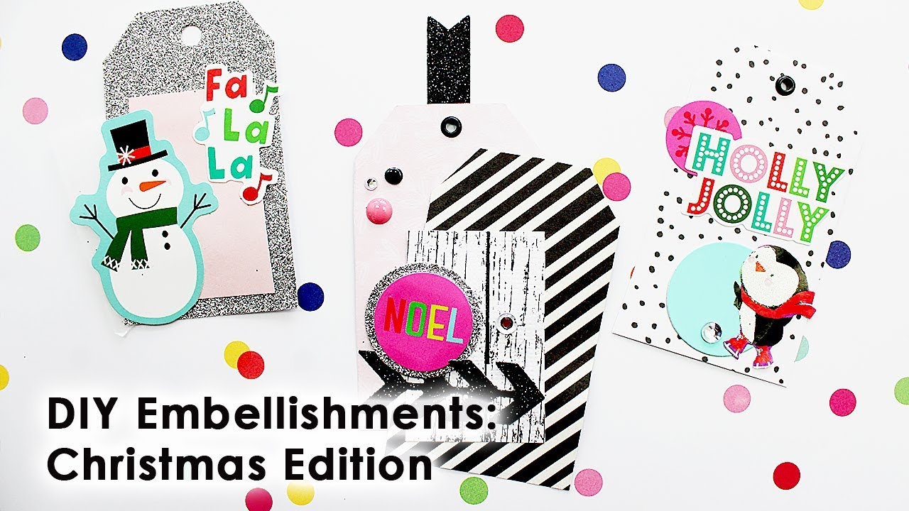 DIY Embellishments/Tags for Snail Mail and December Daily