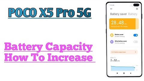POCO X5 Pro 5G || Battery Saving Tips And Tricks How To Apply For Our Device