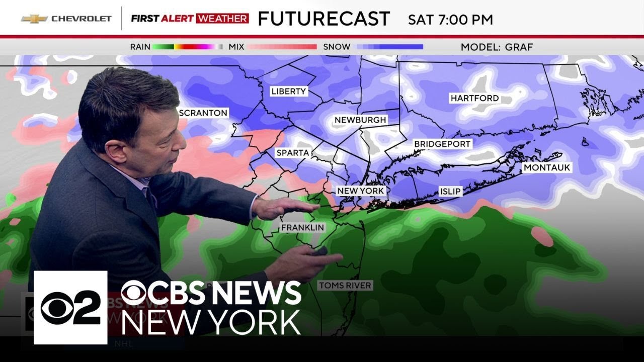 First Alert Weather: 2/15/25 6 p.m. snow update for NYC - YouTube