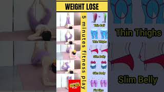 weight lose exercises at home #yoga #weightloss #fitnessroutine #shorts