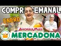 MERCADONA + AHORRAMAS: COMPRA SEMANAL ENERO 2024 🛒 Mi MADRE HACE la COMPRA SOLA🥐🍍| LorenaAndCia