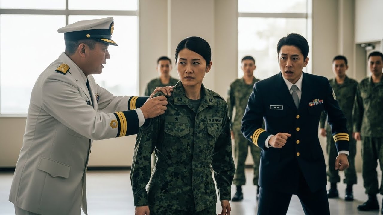 無礼な師団長  -  見下した女性隊員に権力を見せつけたら  -  彼女の本当の階級に凍り付く