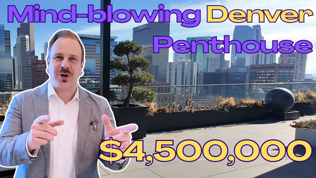 Inside Denver's Most EXPENSIVE $4.5M Luxury Penthouse!