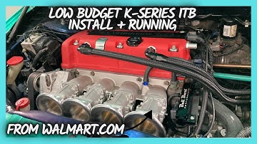 INSTALLING CHEAP ITB ON MY K20A3 (EP3 SI)