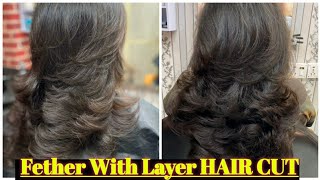 Feather cut with layers How to cut Feathers cutSeema jaitly  YouTube