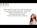 Demi Lovato Hold Up Lyrics mp3