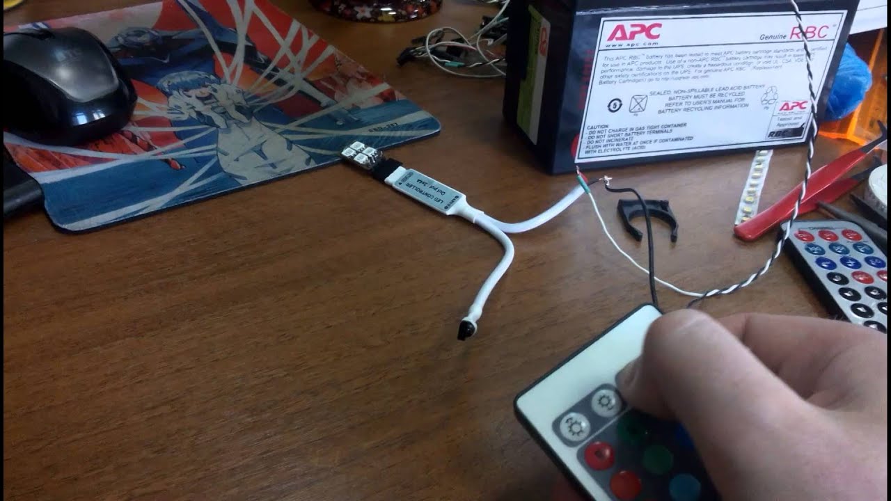 RGB smd led + RGB controller from Aliexpress (ргб светодиоды ...