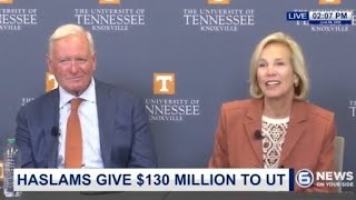 Dee, Jimmy Haslam give $130 million to UT