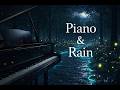 Piano &amp; Rain in a Neon Forest Night | Fireflies &amp; Deep Sleep Sounds