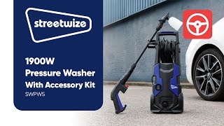 1900W Pressure Washer With Accessory Kit - SWPW5