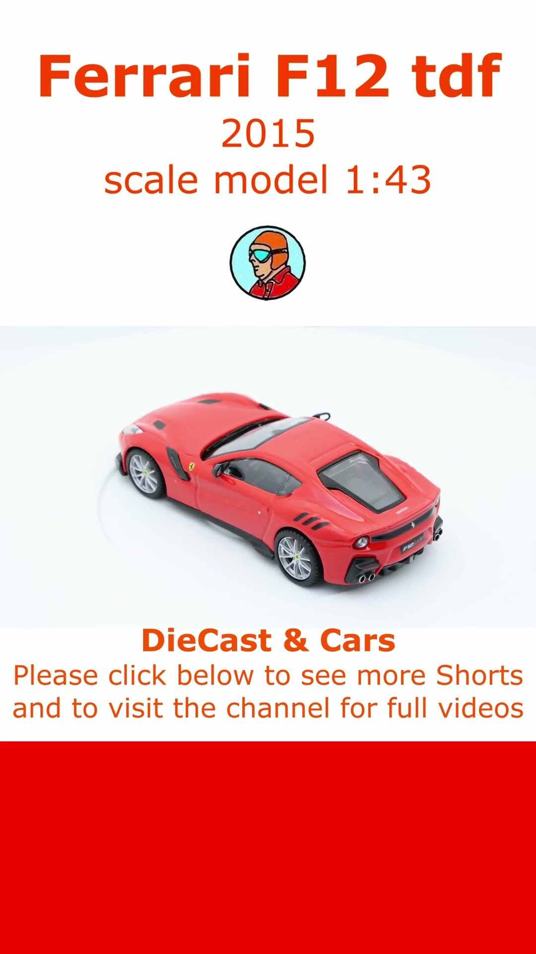 Ferrari F12 dtf - 1:43 Series - #Shorts - YouTube