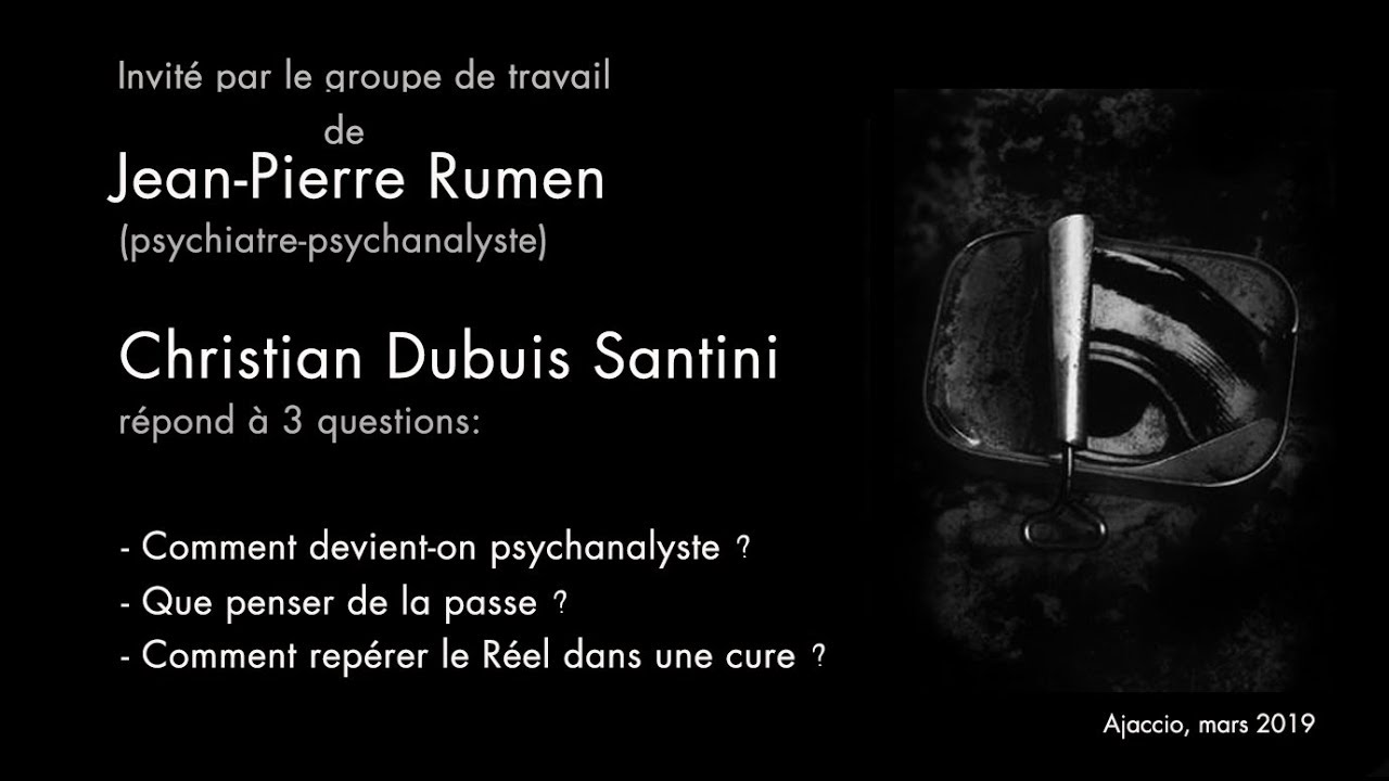 LACAN, NOUS ET LE RÉEL -23 , Ajaccio mars 2019- Eng sub