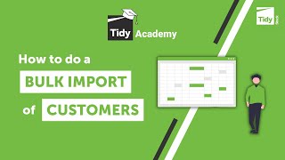 TidyStock | How to do a bulk import of customers