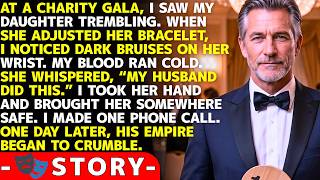Full AT A CHARITY GALA, MY DAUGHTER WHISPERED, “DAD…” — WHEN I SAW THE BRUISES ON HER, MY BLOOD BOILED Update