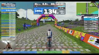 Zwift - SMART - No Time To Cry - 69 min on Bon Voyage in France