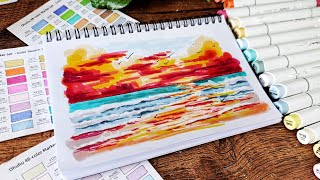 Ohuhu Markers Landscape | Cozy Art 