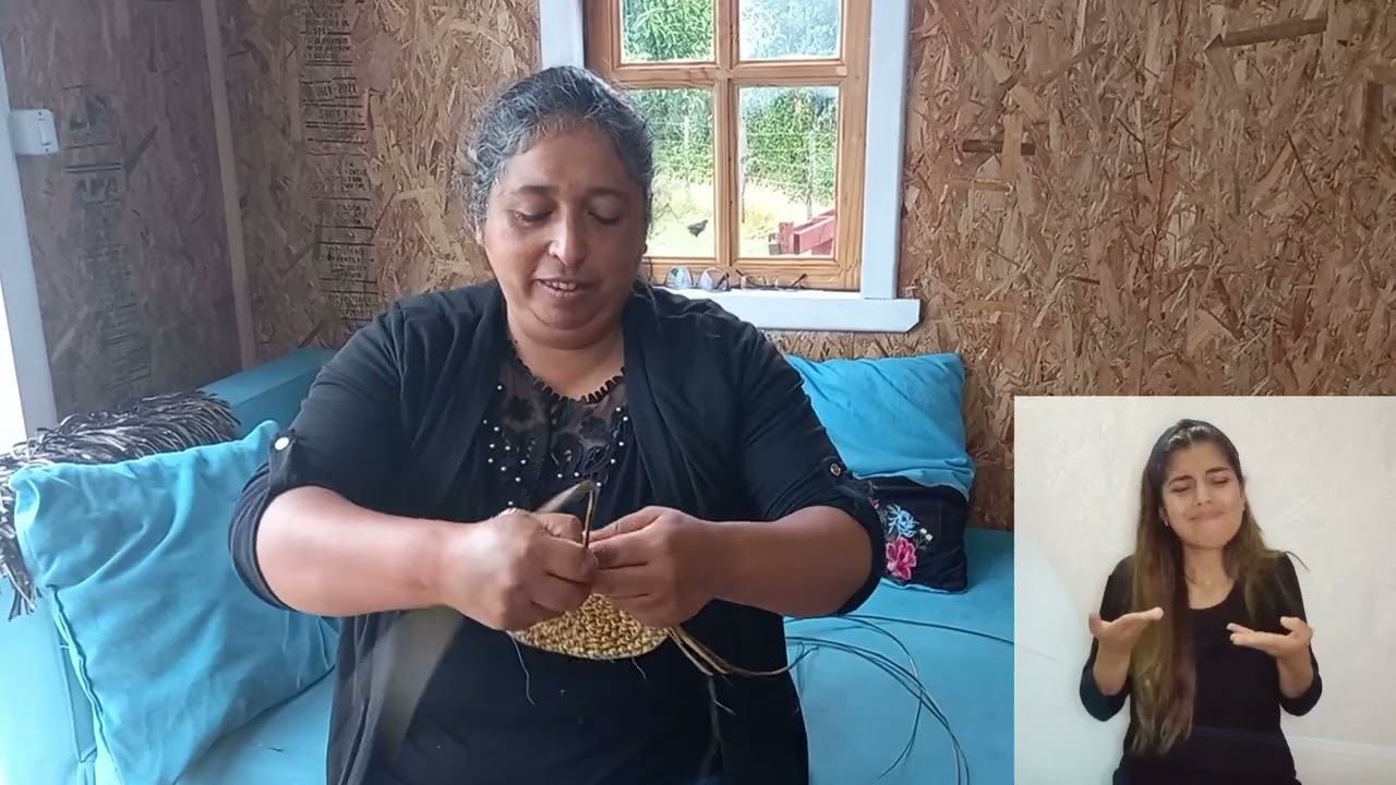 18. Compartiendo saberes ancestrales. Creación de una pieza en cestería.