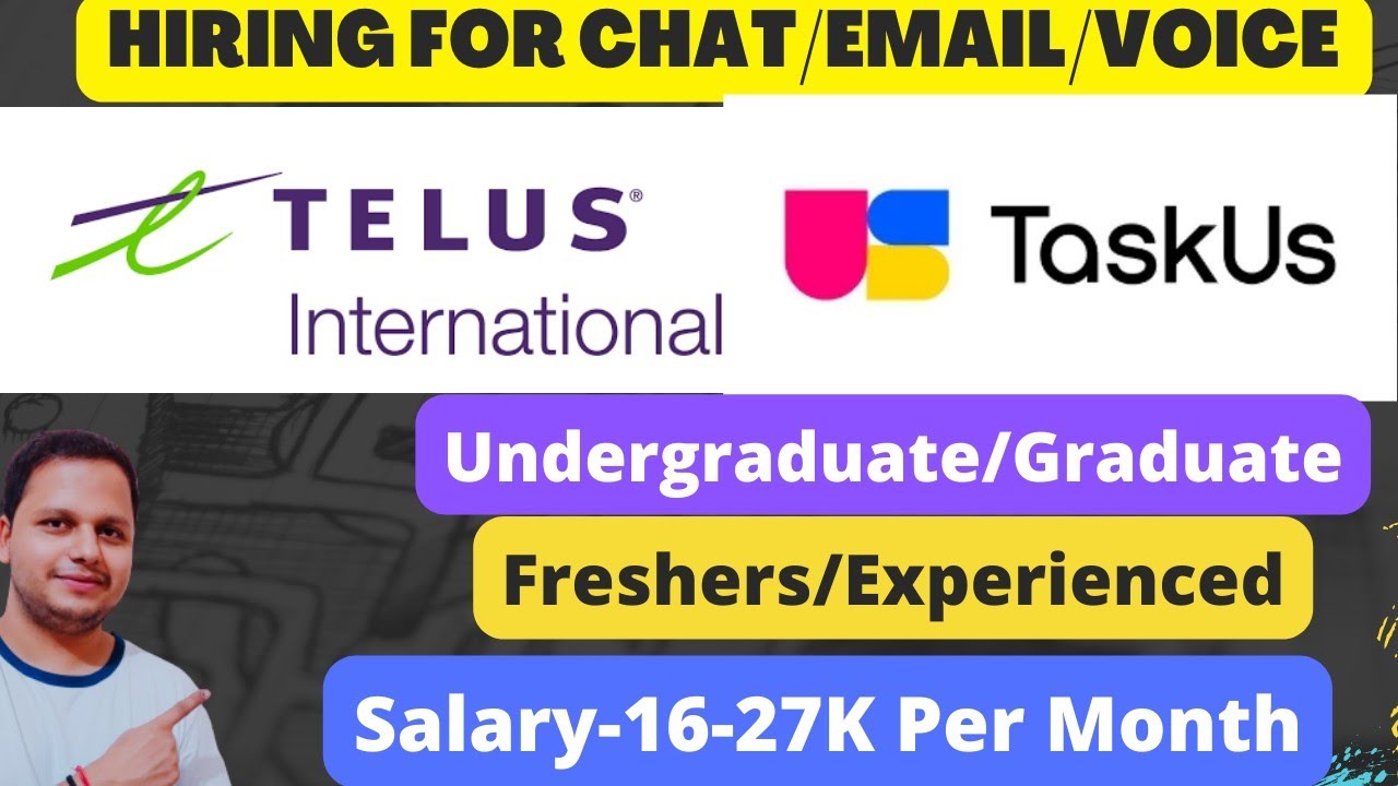 12th pass chat support jobs😍|Telus international hiring for freshers|12th  pass latest jobs 2022 - YouTube