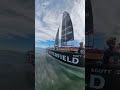 POV: You're crossing a flying F50 👀 #SailGP #sailing #racing