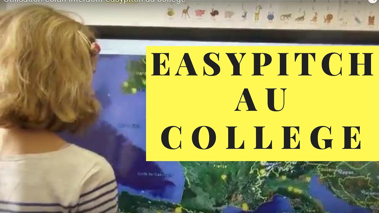 Utilisation ecran interactif easypitch au college