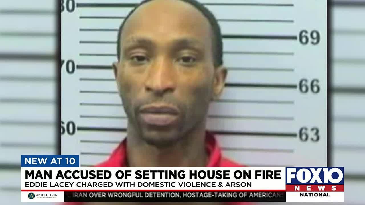 Man accused of setting house on fire - YouTube