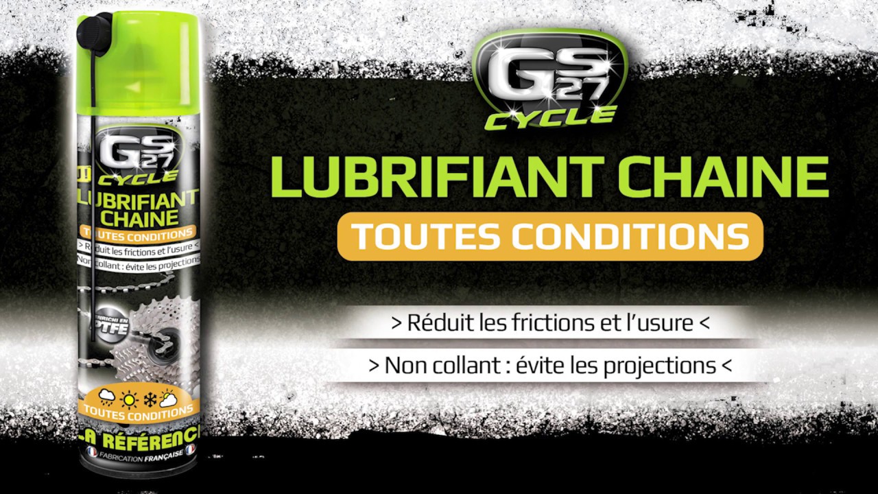 Lubrifiant Chaine Conditions Humides - Produit d'entretien Vélo GS27