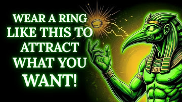 If You USE Your RING This Way, Quantum Reality Shifts IMMEDIATELY! Thoth’s Secret