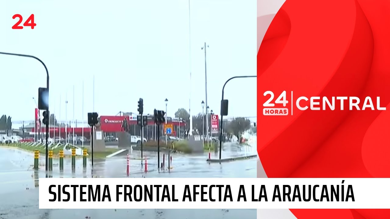 Ráfaga de viento voló techo en Temuco: sistema frontal afecta a La Araucanía | 24 Horas TVN Chile
